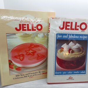 Vintage Jell-O Cookbooks 1988 Fun & Fabulous Recipes & 1997 The Magic Of Jell-O